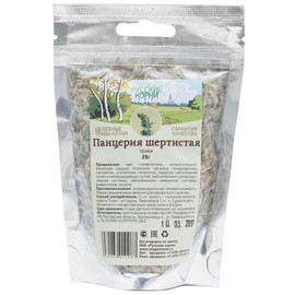 Панцерия шерстистая (трава) Русские корни 25 г
